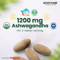 Goodcare Organic Ashwagandha 1200mg Tablet 60